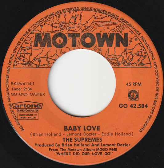 The Supremes ‎– Baby Love