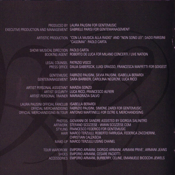 Laura Pausini ‎– Laura Live 09 World Tour — Nm / Vg+ / Vg+