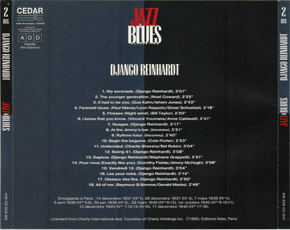 Django Reinhardt ‎– Jazz & Blues Collection Vol. 2 BIS