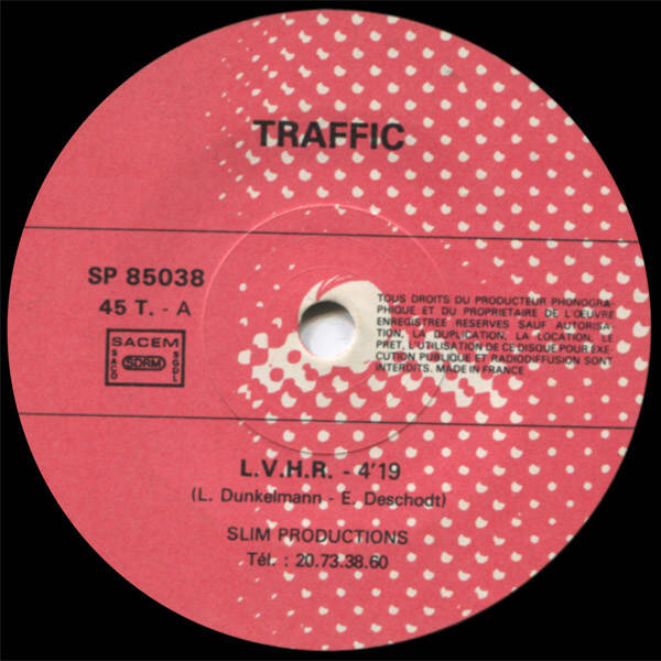Traffic– L.V.H.R. / Melodie — Vg+