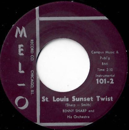 Little Miss Jessie & Benny Sharp ‎– My Baby Has Gone / St. Louis Sunset Twist — NM