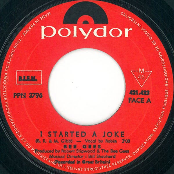 Bee Gees ‎– I Started A Joke / Swan Song
