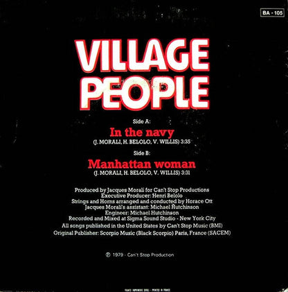 Village People ‎– In The Navy
