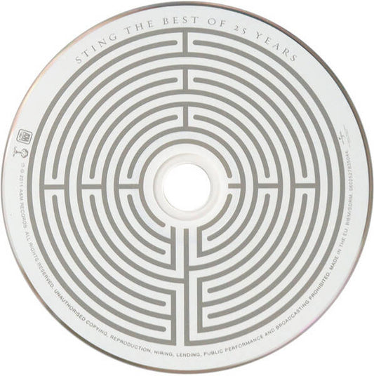 🇬🇧 STING – The Best Of 25 Years | CD Album - CD - قرص مضغوط 🇬🇧 | THE COLLECTOR — Mint Scellé
