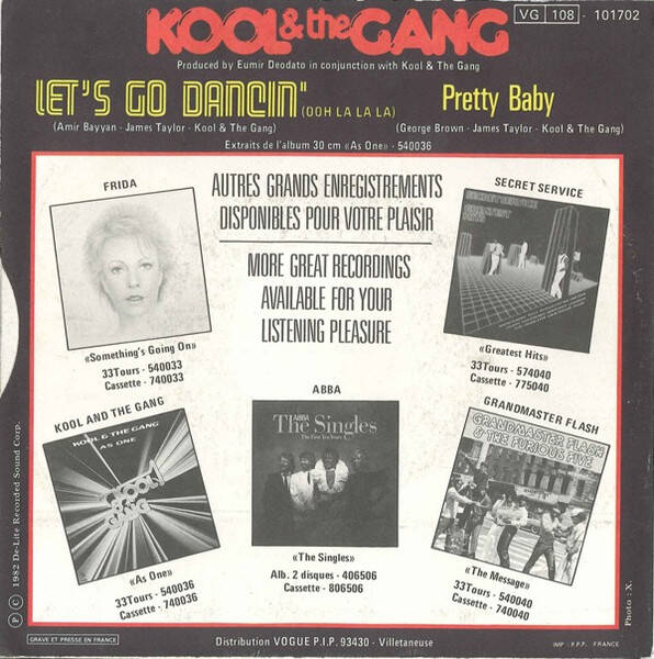 Kool & The Gang ‎– Let's Go Dancin' (Ooh La La La)