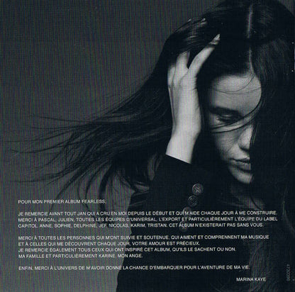 🇫🇷 MARINA KAYE – Fearless | CD Album - CD - قرص مضغوط 🇫🇷 | THE COLLECTOR — Vg+ / Vg+