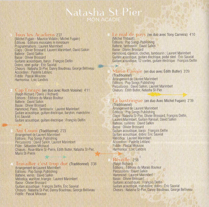 🇨🇦 NATASHA ST-PIER – Mon Acadie | CD Album - CD - قرص مضغوط 🇨🇦 | THE COLLECTOR — NM / Vg+