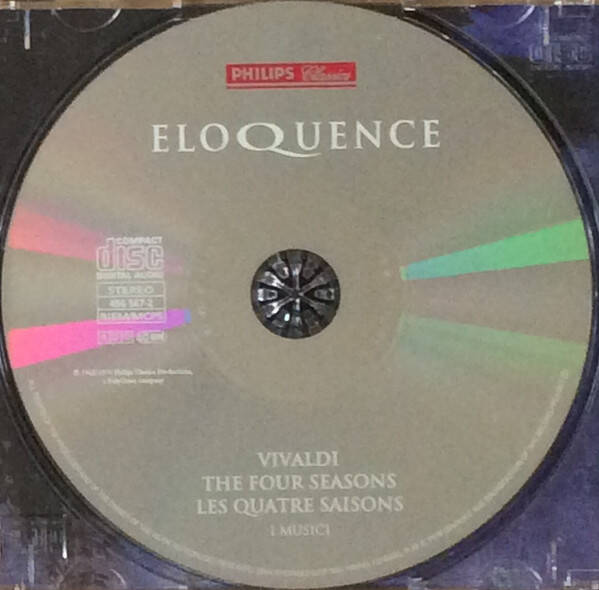 Vivaldi - I Musici ‎– الفصول الأربعة - Les Quatre Saisons — NM / Vg+