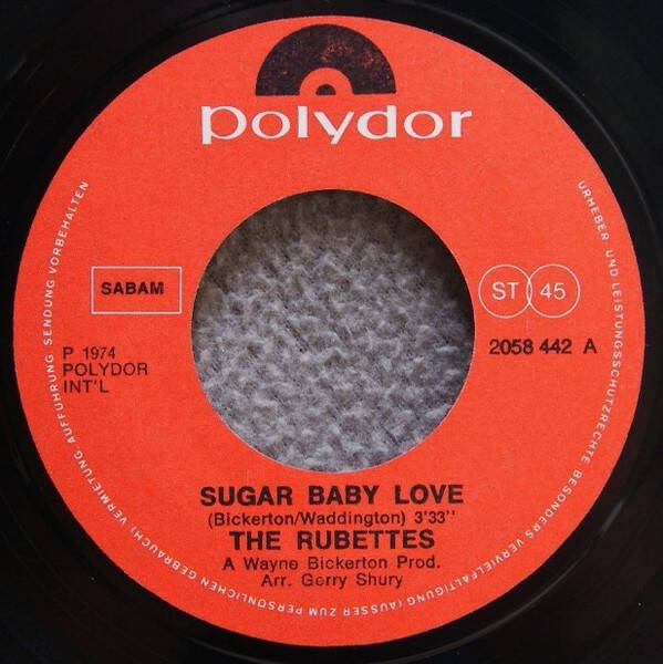 The Rubettes ‎– Sugar Baby Love