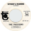 The Passions ‎– Just Like A Rolling Sea / Without A Warning PROMO — Vg — photo 1