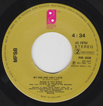 MFSB при участии The Three Degrees — Love Is The Message