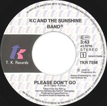 KC And The Sunshine Band* ‎– Please Don't Go