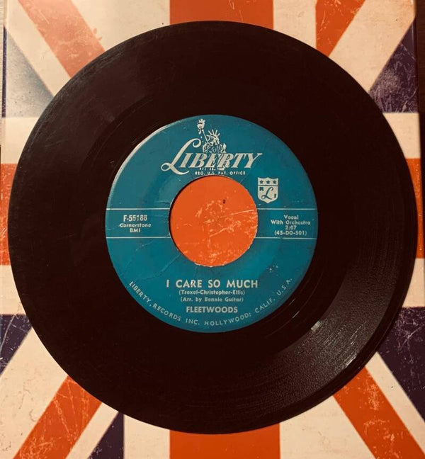 🇪🇺🇺🇸 THE FLEETWOODS – Come Softly To Me / I Care So Much (1959) | Rare London Records 7"