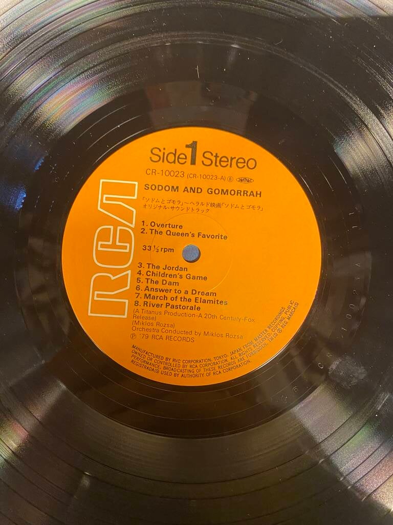 Miklós Rózsa Sodom And Gomorrah Original Soundtrack Recording — NM / Vg+
