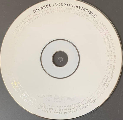 🇺🇸 MICHAEL JACKSON – Invincible [CD] [Epic Records] [VG+] [US ORIGINAL] THE COLLECTOR