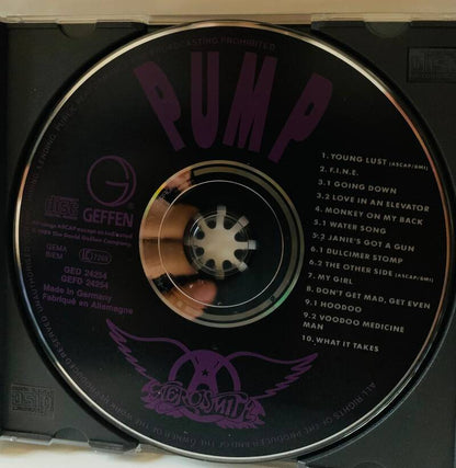 🇺🇸 AEROSMITH – Pump | CD Album - CD - قرص مضغوط 🇺🇸 | THE COLLECTOR — Vg+ / Vg+