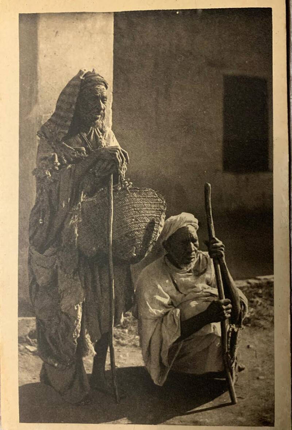 🇲🇦 MARRAKECH – Two Old Men by FÉLIX (Fernand Bidon) | Carte Postale - Postcard - بطاقة بريدية 🇲🇦 | THE COLLECTOR