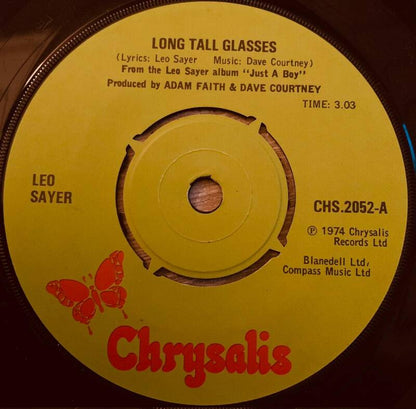 Leo Sayer   Long Tall Glasses - Original UK 45rpm Single,