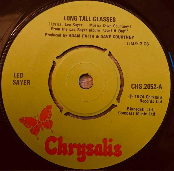 Leo Sayer   Long Tall Glasses - Original UK 45rpm Single,