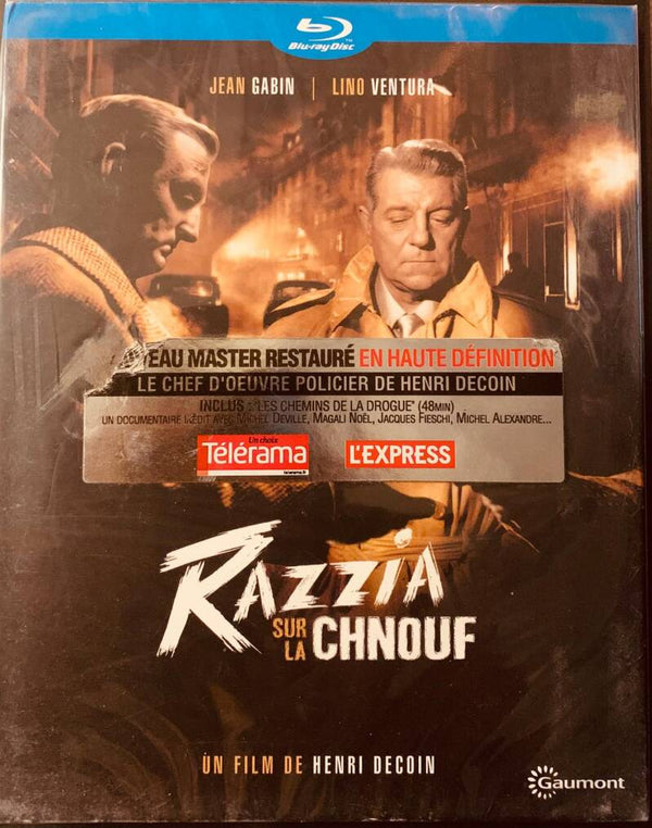 Blu-ray of the classic French crime film Razzia sur la chnouf (1955)