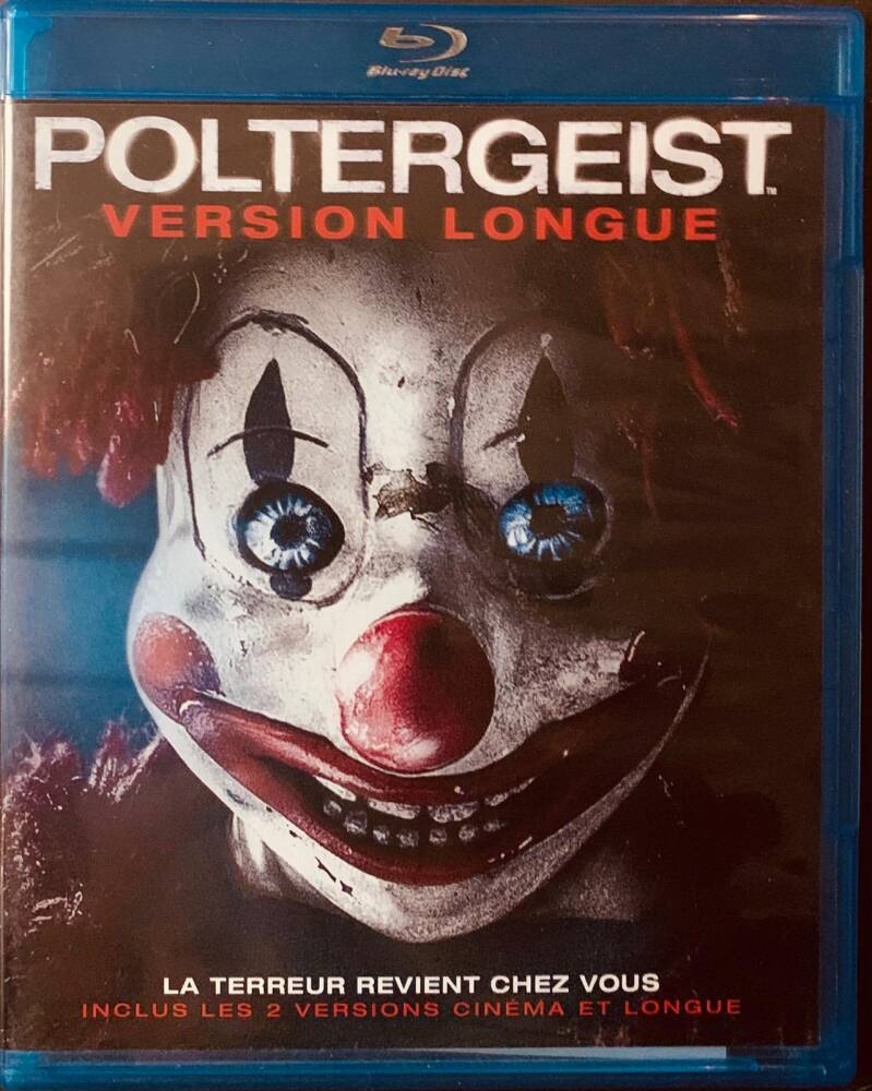 Blu-ray du film d'horreur "Poltergeist", sorti en 2015.