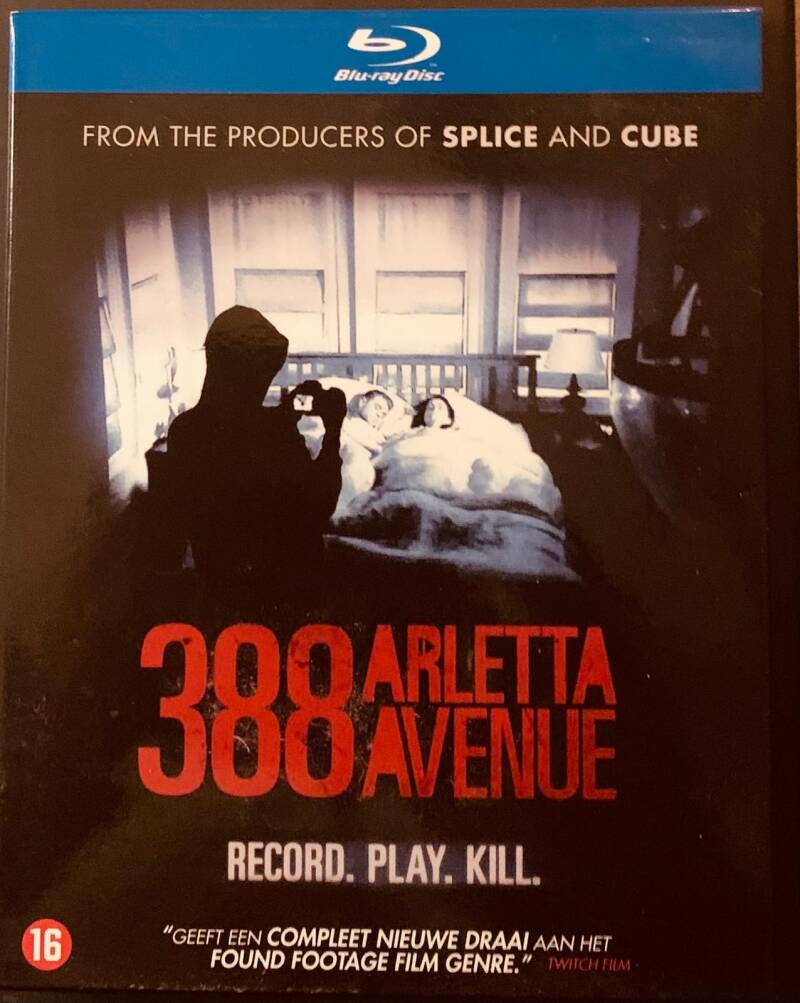 Blu-ray of 388 Arletta Avenue, a Canadian thriller
