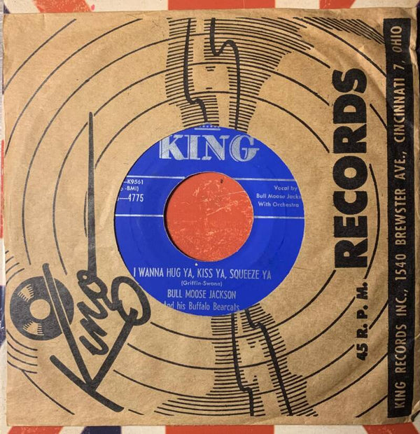 🇺🇸 BULL MOOSE JACKSON – If You Ain't Lovin' 7" Vinyl 1955 King US FIRST PRESS Vg+ NORTHERN-SOUL THE COLLECTOR — Vg+ / Vg+